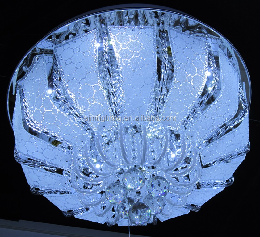 Best Selling High Quality Modern Indoor Decorative Ceiling Lamps 1587-600 With MP3 and RGB and Remote, Factory Cheap Price