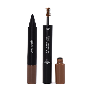 Larga impermeable duradera 2 en 1 delineador <span class=keywords><strong>de</strong></span> ojos <span class=keywords><strong>de</strong></span> doble cabeza <span class=keywords><strong>de</strong></span> ceja - Product Image 2
