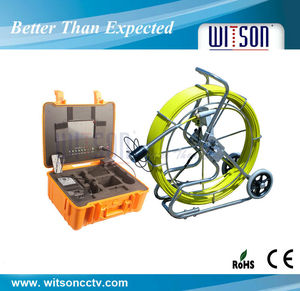 Cámara con DVR, sonde del dren de la inspección de la alcantarilla de WITSON los 60/120M opcional - Product Image 1