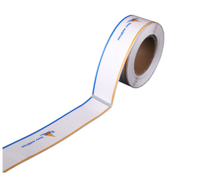 Tùy chỉnh giấy tự dính hành lý <span class=keywords><strong>tag</strong></span> cuộn hãng hàng không Dính Hành Lý Nhãn nguyên liệu - Product Image 5