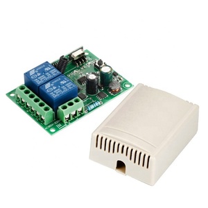 433 Mhz 범용 무선 원격 제어 스위치 AC 250V 110V 220V 2CH 릴레이 수신기 모듈 + RF 433 Mhz 원격 제어