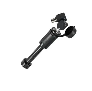 Black Dogbone Hitch Pin Lock For Hitch Receiver