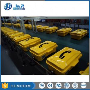 Sistema ferroviario del túnel teléfonos <span class=keywords><strong>teléfono</strong></span> <span class=keywords><strong>de</strong></span> emergencia Industrial <span class=keywords><strong>teléfono</strong></span> con beacon y Cuerno para la opción - Product Image 4