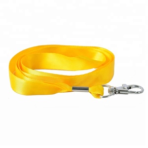 Barato promocional personalizado llano amarillo de nylon teléfono celular correa para el cuello acollador llavero en blanco al p - Product Image 2