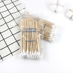 100 Cái Dụng Cụ Bằng Gỗ Một Đầu Tăm Bông 6 Inch Nụ Dùng Một Lần - Product Image 4