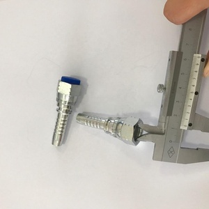 Raccordi Idraulici JIC Americani in Acciaio al Carbonio 26711-06-06, Connettore Diritto per Tubi Idraulici Zincato - Product Image 6