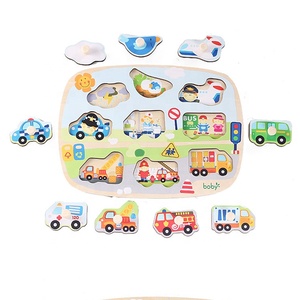 Giocattoli in età prescolare Gioco Puzzle di Legno Peg Puzzle Educativi Per I Più Piccoli - Product Image 2