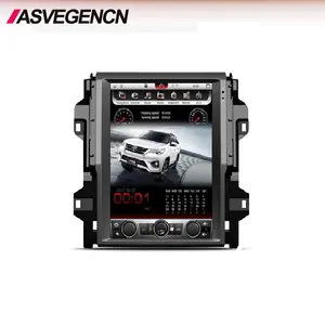 Verticale Dello Schermo Tesla Stile android 7.1 12.1 "car stereo per Toyota Fortuner 2018 car multimedia 4G lettore dvd