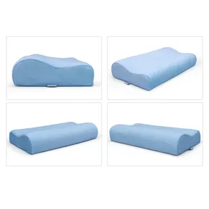 Travesseiro de espuma de gel em formato de b, travesseiro de gel refrigerado, almofada de espuma de memória
