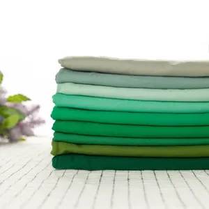 4 Cách Stretch Eco Plain Nhuộm Màu Xanh Lá Cây Series Màu Rắn 95 Cotton 5 Spandex Single Jersey Vải Dệt Kim