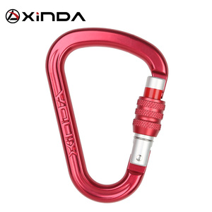 Xinda 25kN de rosca de aluminio 7075 puerta escalada mosquetón - Product Image 1