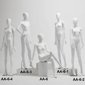 Matte White Female Mannequin Full Body,half Body Women Mannequin