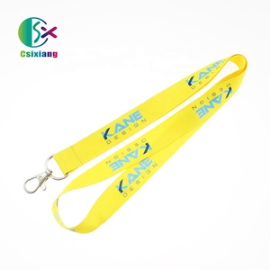 Ruban en satin promotionnel de Shenzhen, cordon en polyester, conception personnalisée, impression sérigraphique, porte-clés écologique, crochet 2x90cm - Product Image 3