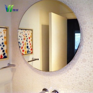 Moderna casa de lujo de baño de <span class=keywords><strong>oro</strong></span> antiguo <span class=keywords><strong>espejo</strong></span> de pared redondo - Product Image 2