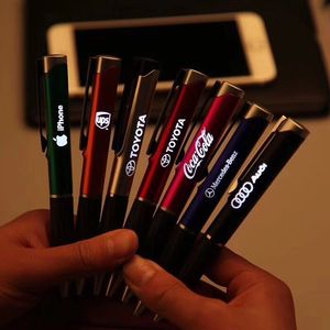 Bolígrafo de Plástico Económico con Logotipo Personalizado, Grabado Láser, Luz LED, Bolígrafo con Grabado de Logotipo Personalizado - Product Image 4