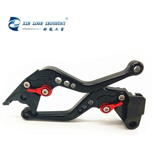 Best selling Adjustable short CNC clutch brake levers for <span class=keywords><strong>Kawasaki</strong></span> <span class=keywords><strong>Z650</strong></span> Z900 2017 Black <span class=keywords><strong>2018</strong></span> lever with regulator Red - Product Image 5