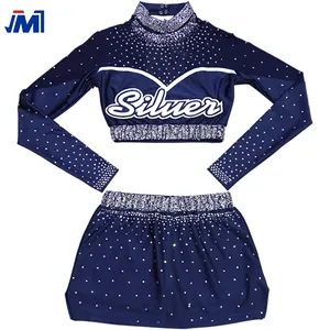 Belle Ragazze Cheer Danza Piccolo MOQ Con Adulti Cheerleader Outfit Fancy Dress