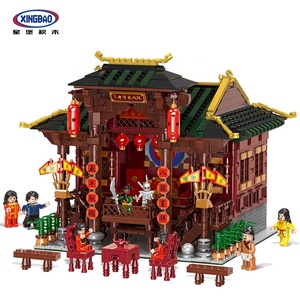 Xingbao Khối Xây Dựng 01020 Zhonghua Stree Trung Quốc Đại Nhà Hát 3820pcs Hạt Kiến Trúc Xây Dựng Gạch Xây Dựng Đồ Chơi - Product Image 2