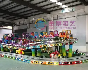 indoor kids playing rides car games mini electric circuit convoy climbing track train,vehicle patrol cars ride for sale