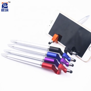 Stylus Pen With Ball Promotional Pen With Stylus Promotional High Quality Plastic Stylus Pen With Phone Holder Ball Pen Mobile Phone Stand Pen