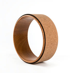 Produzione di Alta Qualità Tappo di Sughero <span class=keywords><strong>Yoga</strong></span> Ruota Per Lo Stretching Migliorare Backbends - Product Image 4