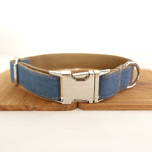 Fabriqué en Chine personnalisé qualité beau denim vêtements <span class=keywords><strong>chien</strong></span> <span class=keywords><strong>chiot</strong></span> collier noeud <span class=keywords><strong>papillon</strong></span> - Product Image 2