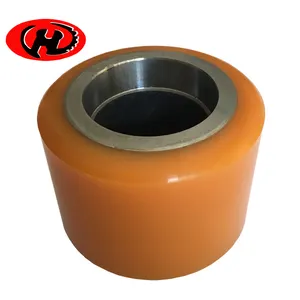 Linde de plataforma eléctrico Jack PU carga de 80x55MM eléctrico de la rueda de la carretilla elevadora 6204 2RS rodamiento - Product Image 1