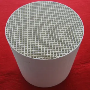 Honeycomb Ceramic as catalytic converter for heat recovery