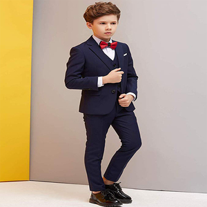 Costumes de <span class=keywords><strong>blazer</strong></span> pour garçons de qualité supérieure, style tendance, sur mesure ou en gros, coupe ajustée décontractée pour enfants - Product Image 3