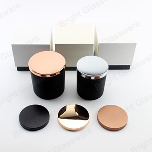 MILIVIXAY 12 Pack 7oz Amber Glazen Kaarsenpotten met Deksels en Kaarsen Maken Kits - Bulk Lege Kaarsenpotten voor het Maken Van Kaarsen - Kruiden, Poeder Containers