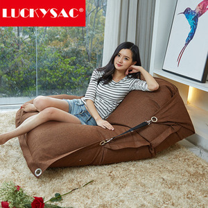 100% tela de Spandex de poliéster <span class=keywords><strong>tumbona</strong></span> sofá bolsa de frijol sillas relajarse - Product Image 3