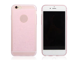 Lusso Carino Lucido Prugna Rosa TPU Crystal Case per <span class=keywords><strong>iPhone</strong></span> <span class=keywords><strong>6</strong></span> Caso di Cristallo Della Copertura con Protezione Slim - Product Image 1