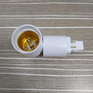 <span class=keywords><strong>G24</strong></span> إلى E26/E27 محول GX24Q CFL مقبس الإضاءة محول G24q إلى المسمار المصباح الكهربي حامل محول حاجة لتجاوز الصابورة
