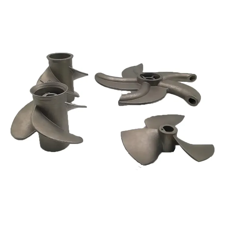 OEM Impeller/Turbine Blade Lost Wax Investment Casting Parts Stainless Steel Marine Ship Boat Propeller Precision Casting