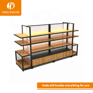 Nueva llegada barato precio blanco metálico de estanterías de venta al por menor comodidad estante de la tienda - Product Image 6