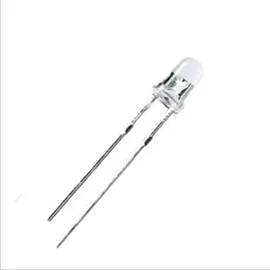 Clear LED F3 3MM Round Head Shape Long Leg Water Clear Orange LED Diode 2Pins DIP Highlight