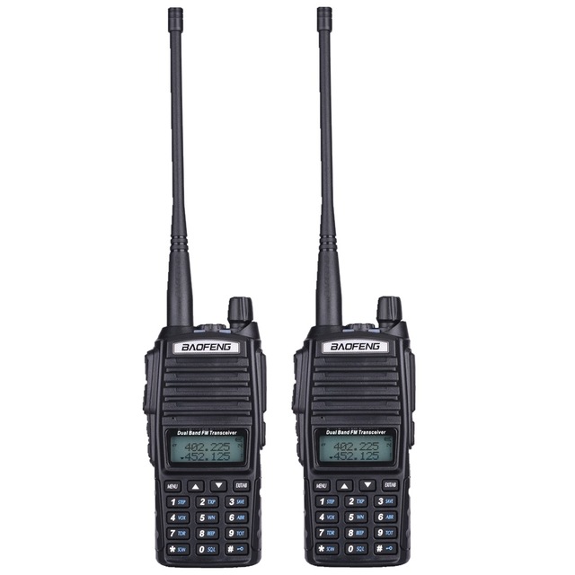 Bf UV-82 ワーキートーキー デュアルPTT ポータブル VHF UHF ハム CB