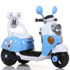 Moto Elettrica Triciclo per Bambini all'Ingrosso, Auto a Batteria per Bambini e Bambine, Veicolo <span class=keywords><strong>Giocattolo</strong></span> con Seduta - Product Image 4