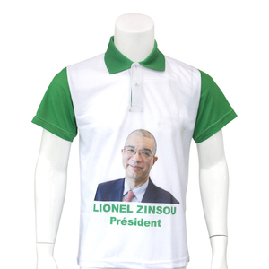 Élection design personnalisé logo t shirt blanc plaine t-shirts politiques fabricant en chine - Product Image 1