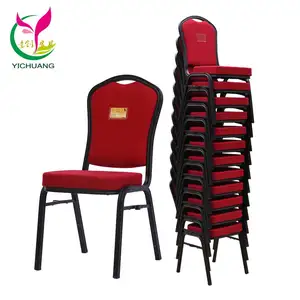 YC-ZL07-03 de haute qualité et moderne 5 étoiles empilant la chaise en aluminium d'hôtel de banquet de conférence à vendre