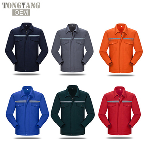 TONGYANG Abbigliamento <span class=keywords><strong>da</strong></span> <span class=keywords><strong>Lavoro</strong></span> Unisex, Uniforme <span class=keywords><strong>da</strong></span> Fabbrica a Maniche Lunghe, Indumenti di Sicurezza per Riparatori - Product Image 6
