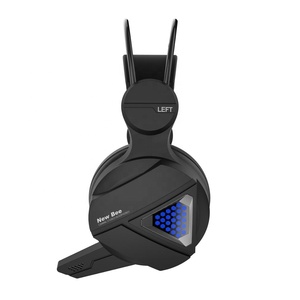 Juego de auriculares con micrófono de luz LED sonido envolvente GamingHeadset por oído con cable de auriculares para PC - Product Image 5