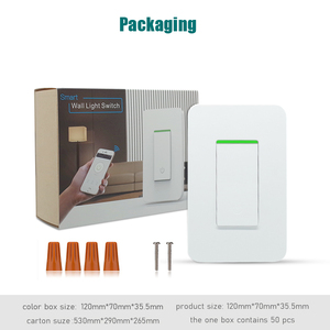 Kesen Venta caliente individual gang interruptor de iluminación wifi interruptores de control - Product Image 4