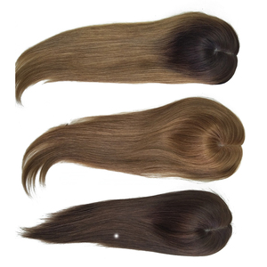 วิกผมผู้หญิง Remy สำหรับเปลี่ยนผมคน,ผมขาวผูกด้วยมือ100 - Product Image 5