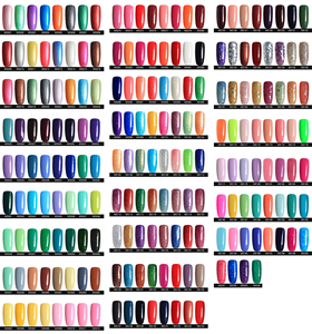 Gel polaco 420 colores de uñas de arte Semi <span class=keywords><strong>permanente</strong></span> Gel barniz Primer para uñas <span class=keywords><strong>manicura</strong></span> lámpara Uv <span class=keywords><strong>esmalte</strong></span> de uñas de Gel - Product Image 6