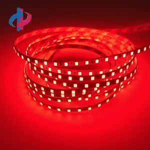 Red Color Led Strip Light 2835 120led/m 12V 24V Ultra Thin 5mm IP20 Non-waterproof CE/ROHS