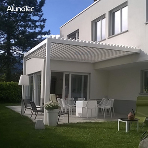 Pergola de dinde en gros en aluminium de grande taille sur la terrasse avec des persiennes ajustables - Product Image 3