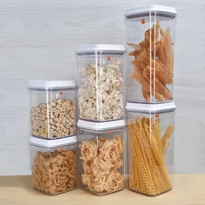 2L 2.5L 3200ML 4L Spaghetti Airtight Food Storage Container Set