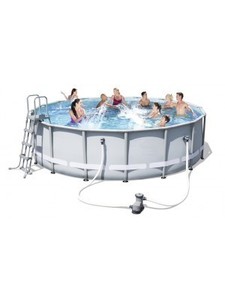 <span class=keywords><strong>Piscine</strong></span> <span class=keywords><strong>hors</strong></span> <span class=keywords><strong>sol</strong></span> en acier Bestway 56451stent, portable, 4,88 m x 1,22 m, idéale <span class=keywords><strong>pour</strong></span> les fêtes - Product Image 3