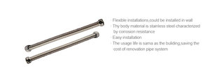 Trenzado de alambre de acero inoxidable flexible de la manguera de <span class=keywords><strong>entrada</strong></span> de agua de la manguera conector de tubería - Product Image 3